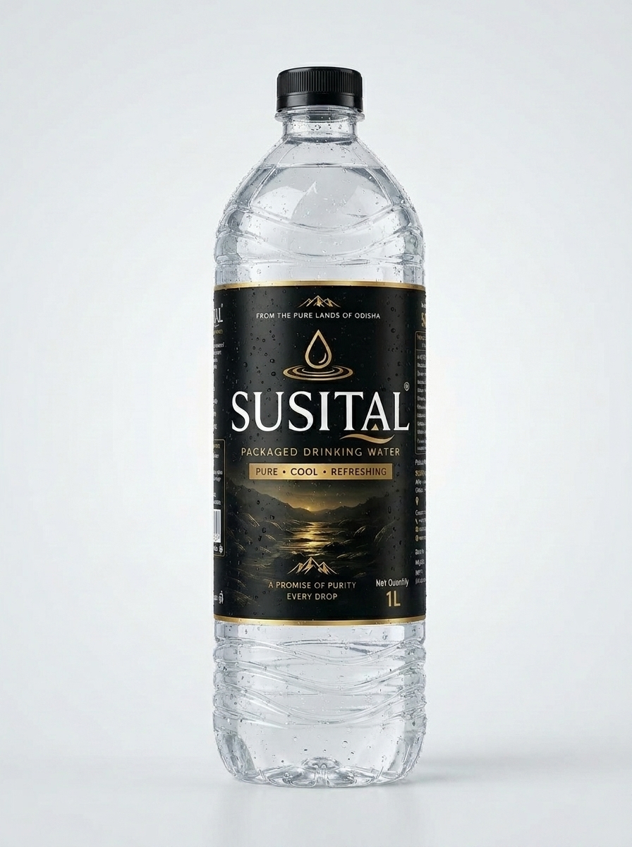 SUSITAL 1 Litre Packaged Drinking Water bottle