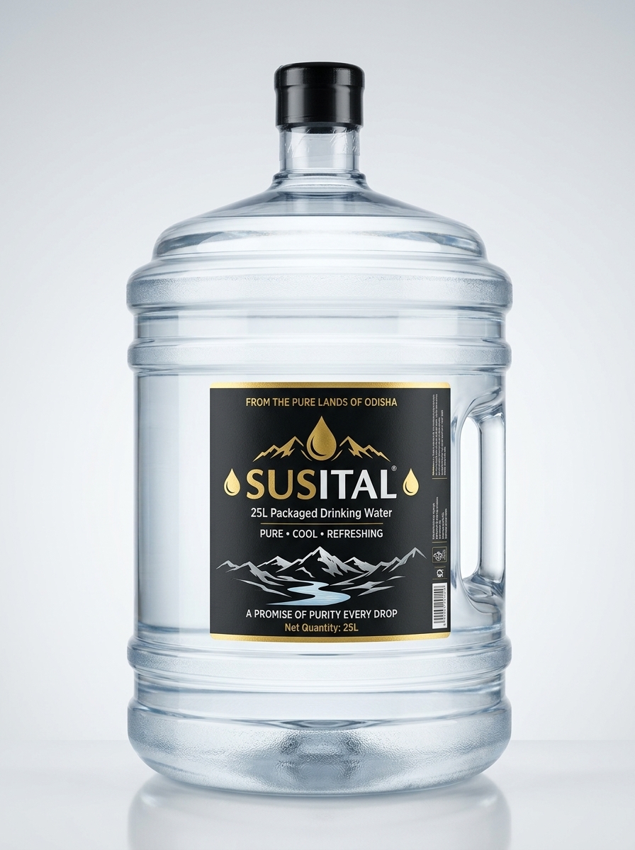 SUSITAL 25 Litre Packaged Drinking Water Jar